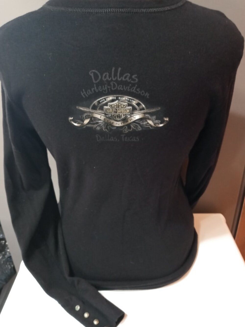 Harley-Davidson Long-Sleeved Tee Size Large - Picture 4 of 6